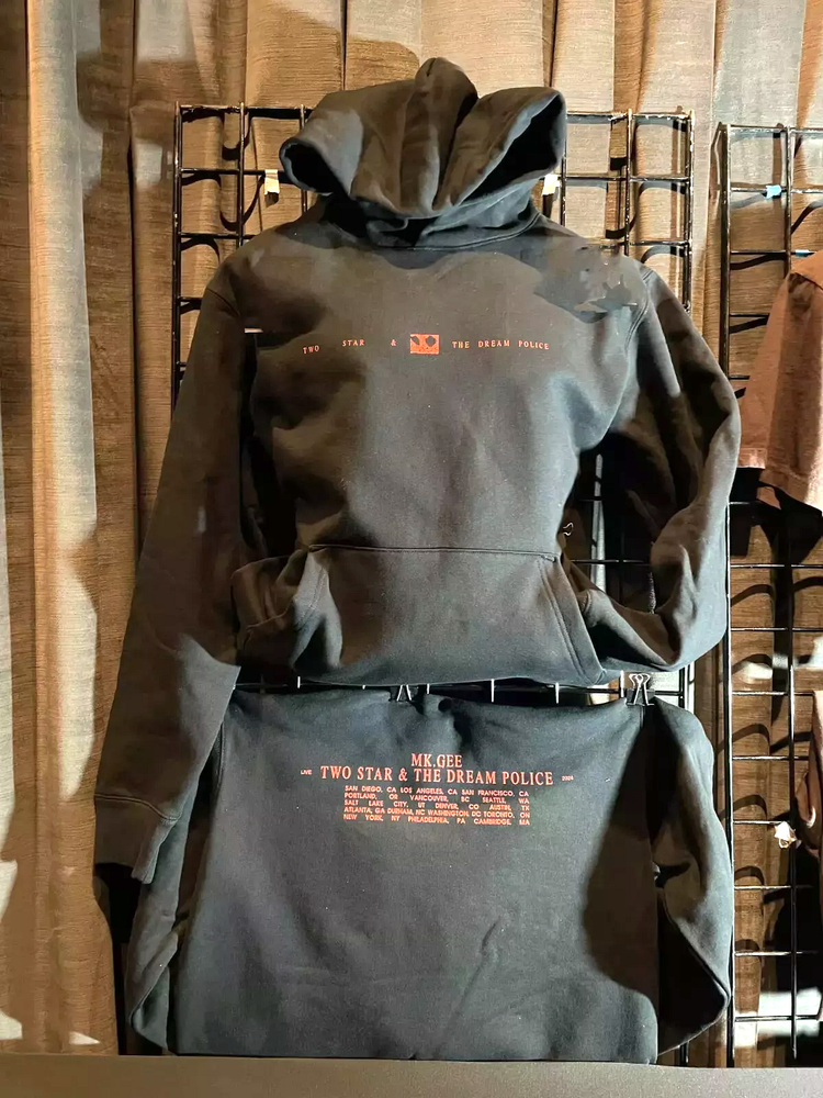 Double Size MK.GEE Live Two Star & The Dream Police Tour 2024 hoodie US All size