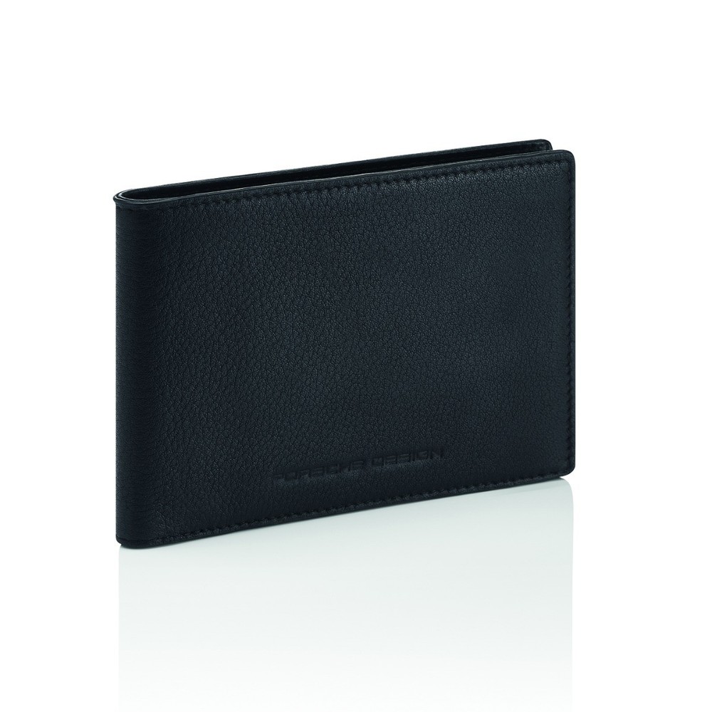 Porsche Design Business Man Wallet 10cc Wide in black leather 4056487000725
