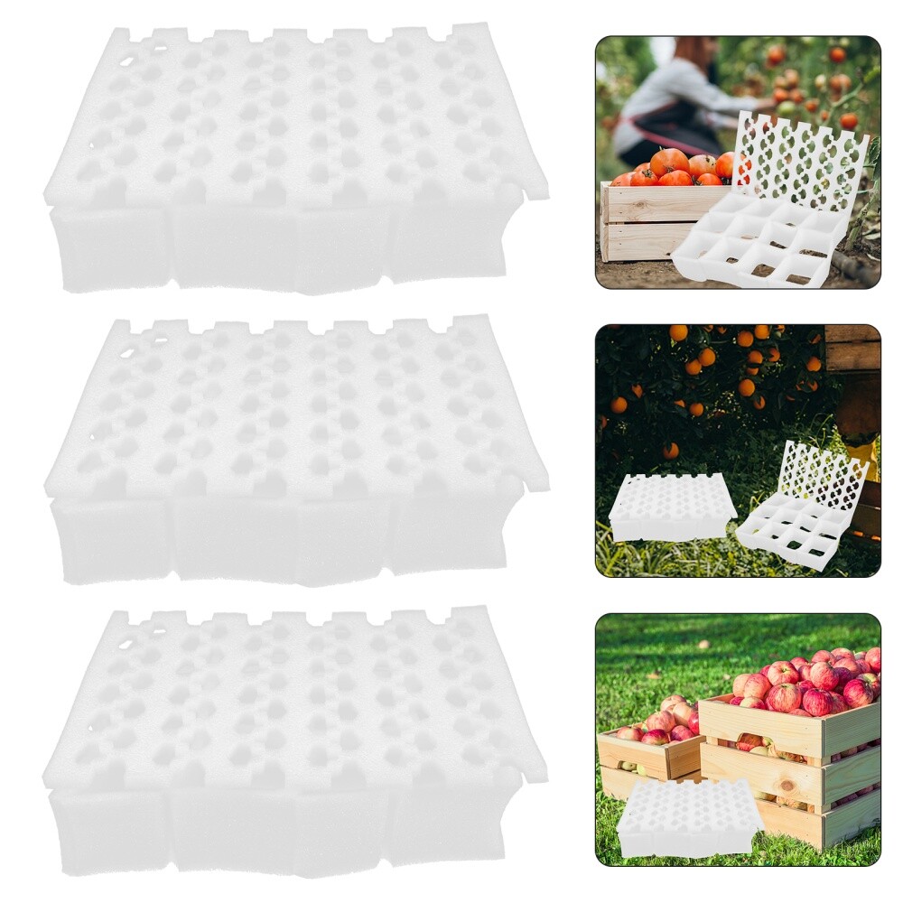 3 Sets Produce Foam Apple Protection Fruit Package Cleanliness