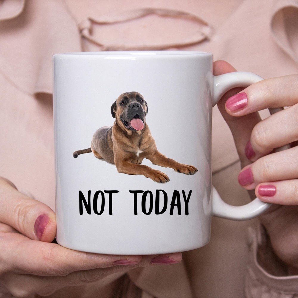 Funny Lazy Dog Owner Coffee Mug Gift for Cane Corso Women Dog Moms