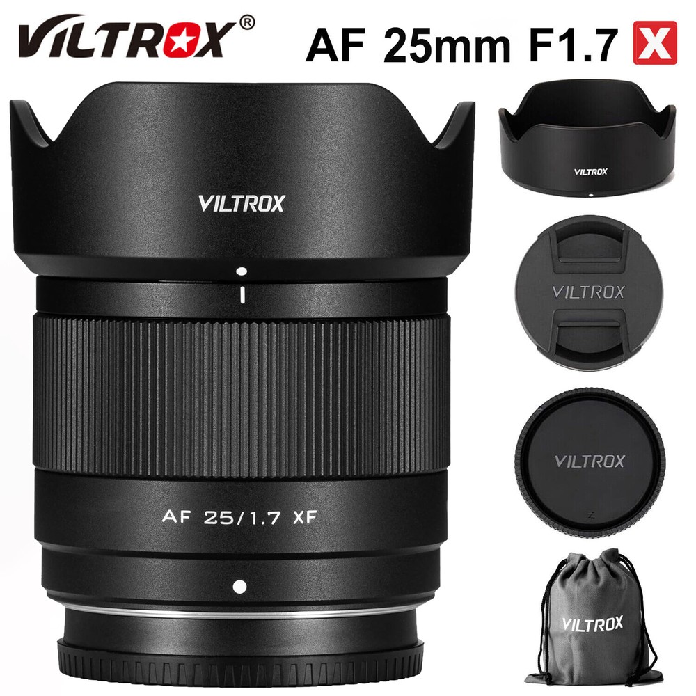 Viltrox 25mm F1.7 APS-C Autofocus Lens for Fuji X Mount with Wide Aperture