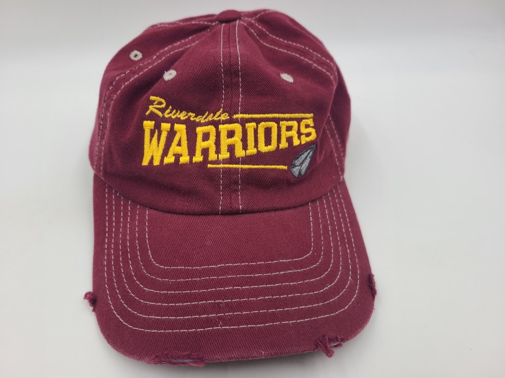 Riverdale Warriors High School Strapback Adjustable (Seems Small) Hat Cap Maroon