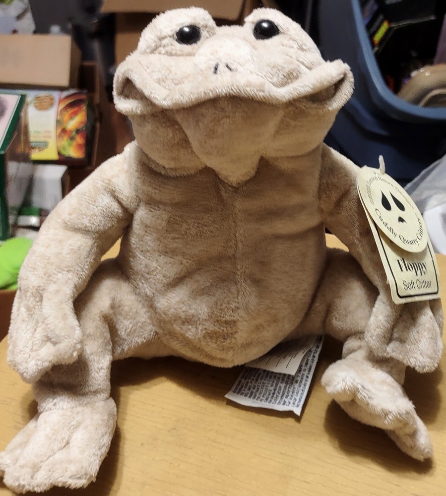 Cuddly Quarry Critters Floppy Frog Plush Second Nature Designs 8