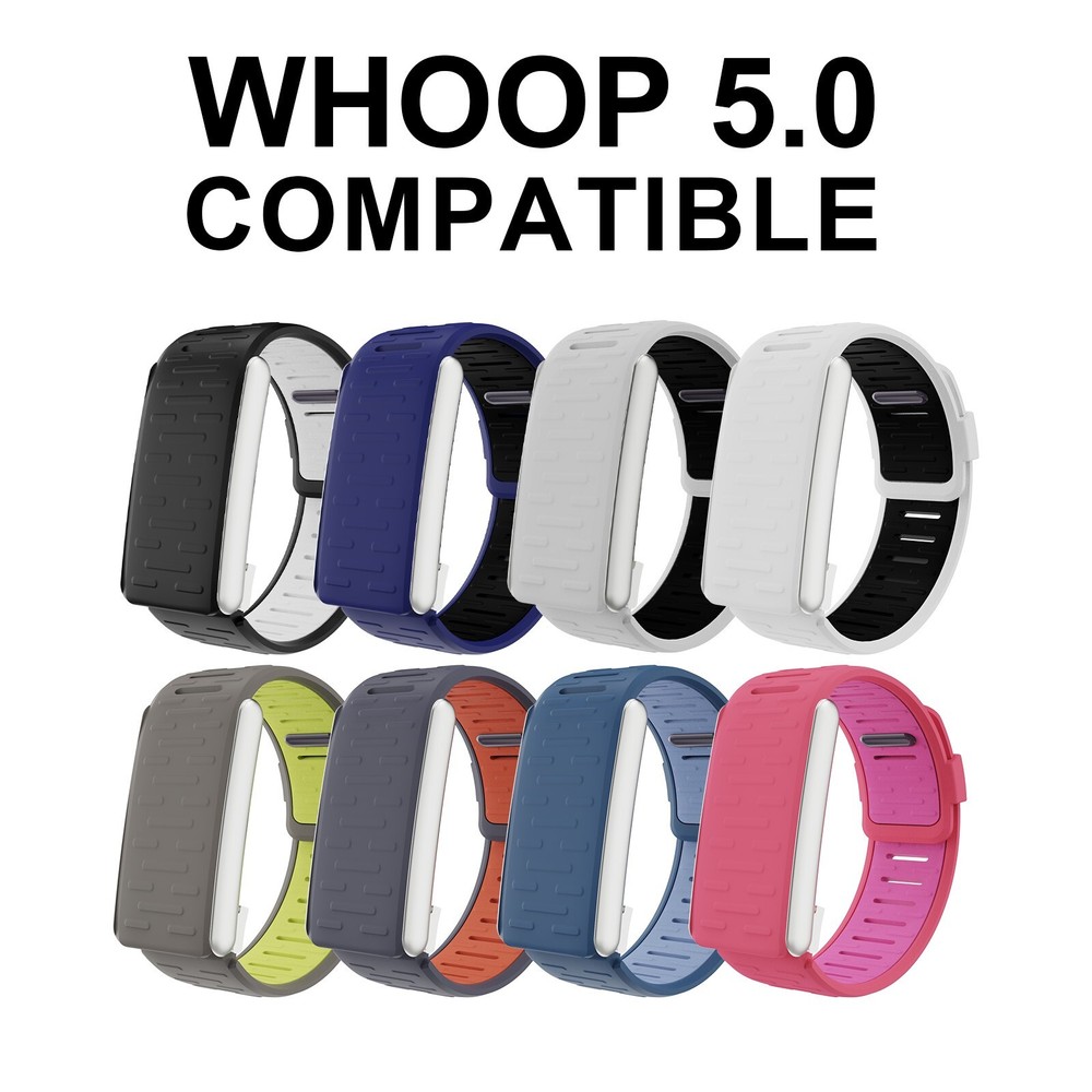 Silicone SportFlex Replacement Band Compatible with WHOOP 5.0 / One / Peak