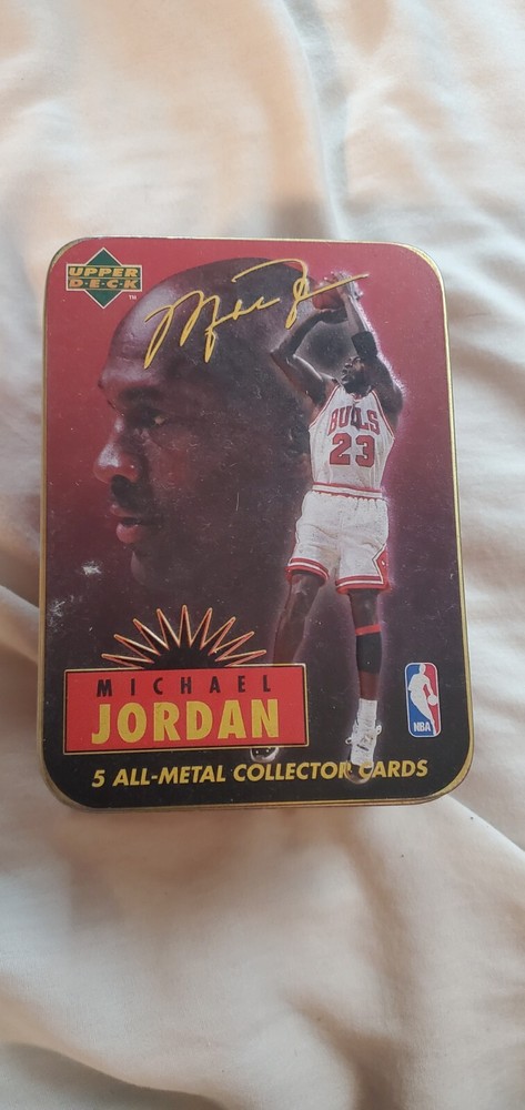 Michael Jordan Upper Deck Metal Cards Tin 5 Card Set