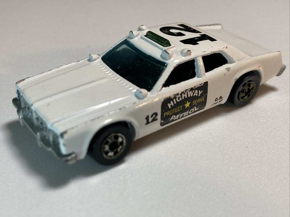 HOT WHEELS 1978/79 ORIGINAL BLACKWALL HIGHWAY PATROL HONG KONG BASE LOOSE