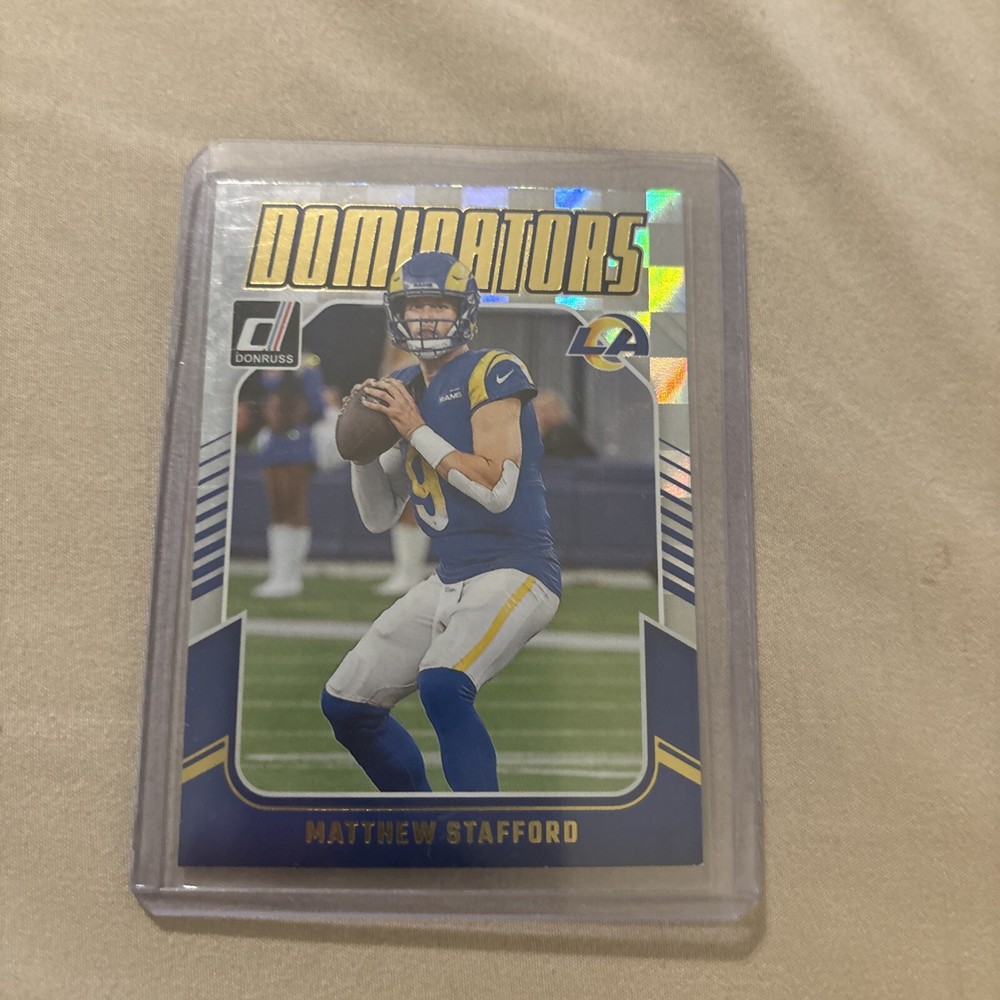 2024 Donruss Matthew Stafford Dominators Insert Los Angeles Rams