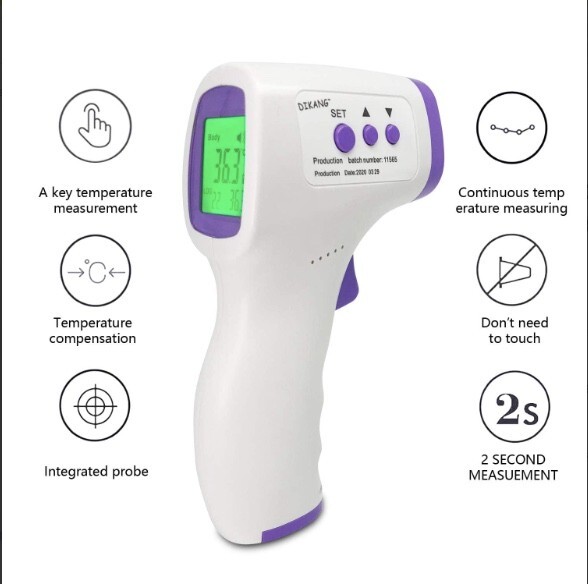 Infrared Digital Non-contact Forehead Thermometer  Baby Temperature Gun
