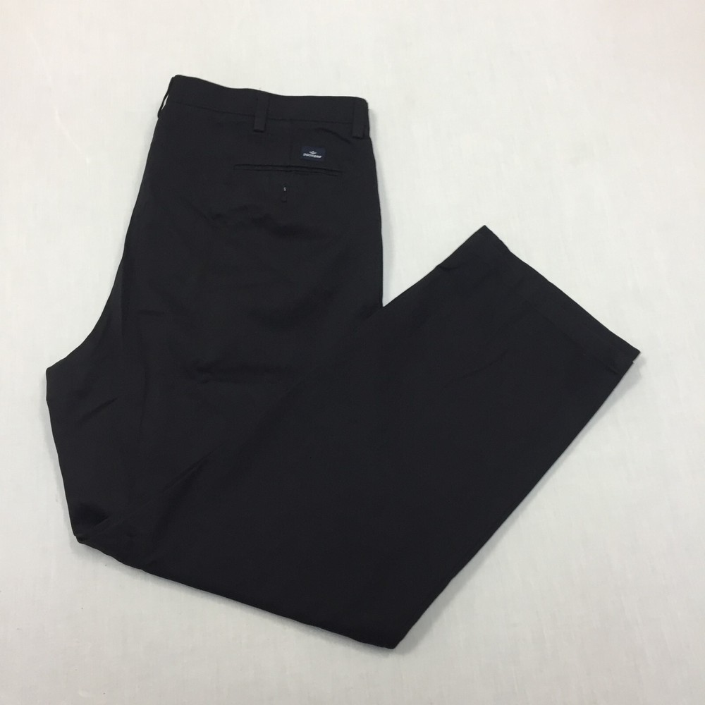 Dockers Chino Trousers Cotton Pants Straight Fit Mens Size 40W 30L Black