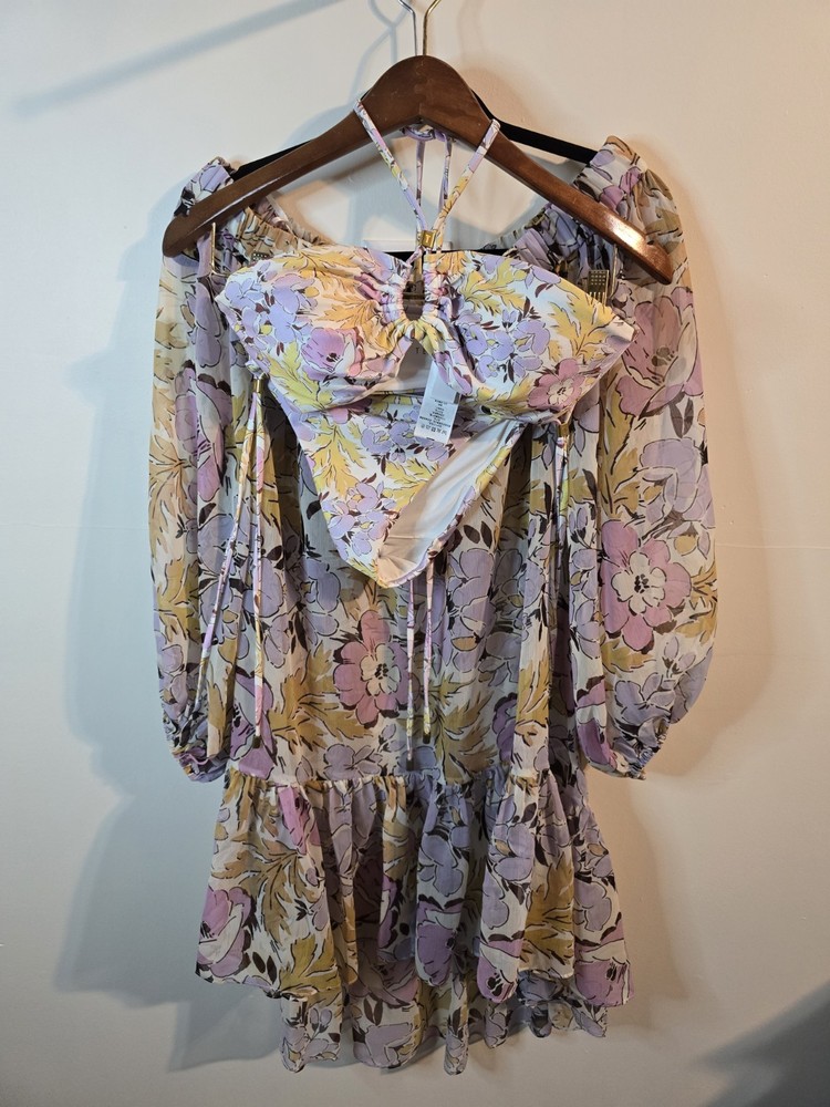 Ted Baker Of London Siyona Swim Set Bikini Cover Up Women's Small Size 2
