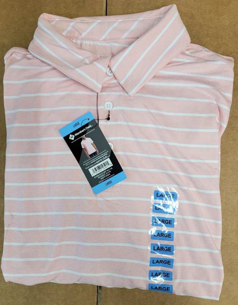 Members Mark Classic Fit Lightweight Cotton Pique Polo Shirt for Men-image