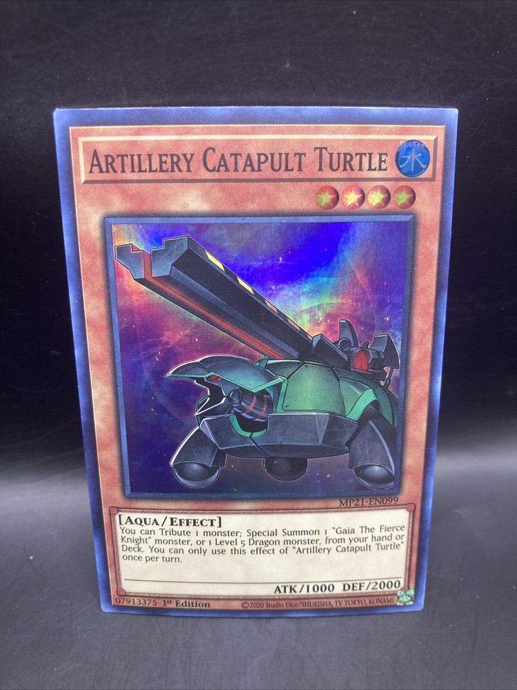 Artillery Catapult Turtle MP21-EN099 1st Edition Rare Yu-Gi-Oh Card