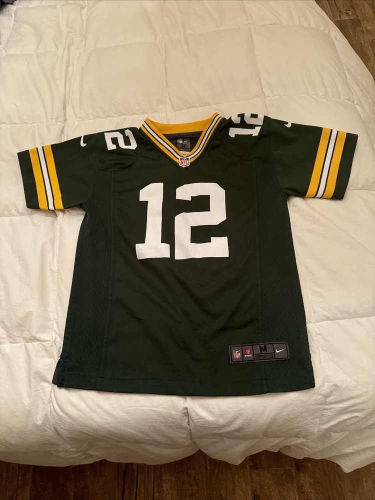 Aaron Rodgers #12 Green Bay Packers Nike NFL Jersey Youth Size Medium 10/12