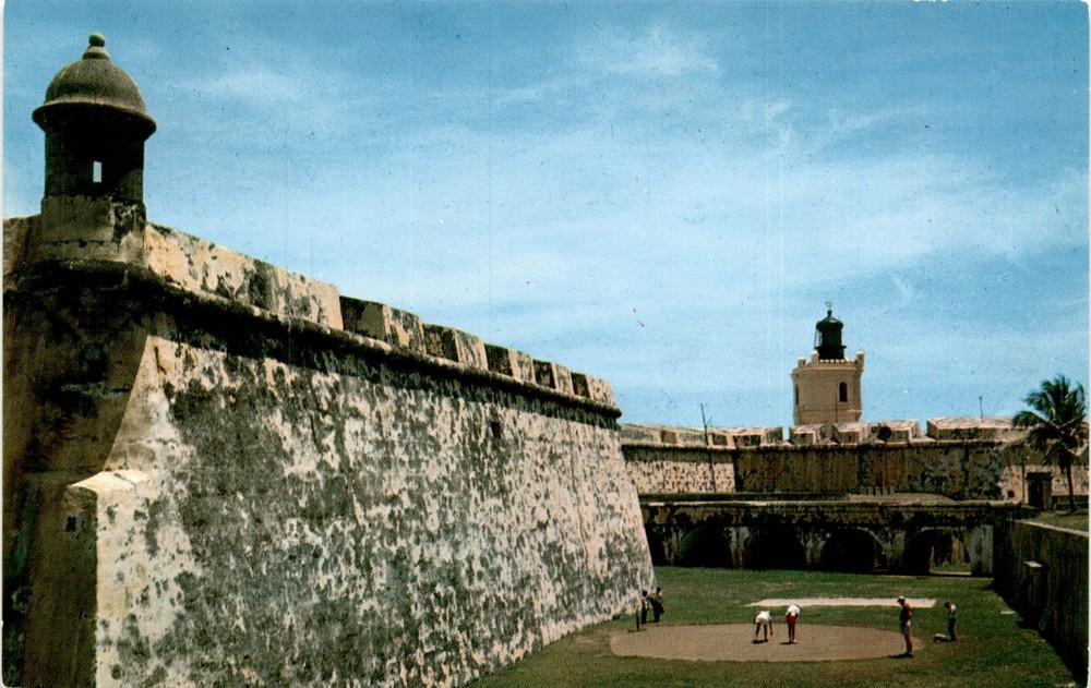 Rahola Photo Supply, Santurce, Puerto Rico, Louis Dormand, El Morro Postcard