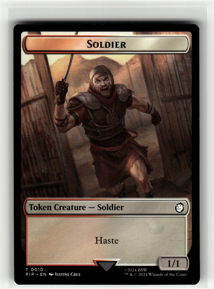 SOLDIER (0010) // FOOD (0012) DOUBLE-SI Fallout Commander #10//12 PIP(NM+)(MTG)