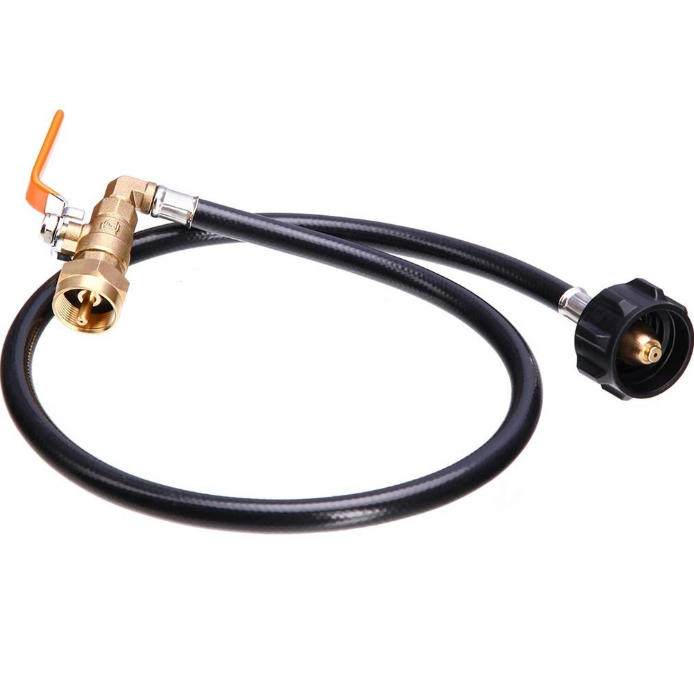 Azdele Propane Refill Adapter for 1 lb. tanks,3FT Propane Refill Adapter Hose...