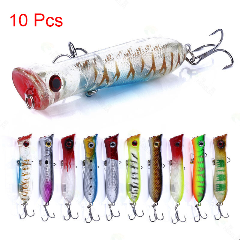 10PCS Lot Crankbait 8cm/11g Minnow Fishing Lure Hook Tackle Hard Bait Wobbler