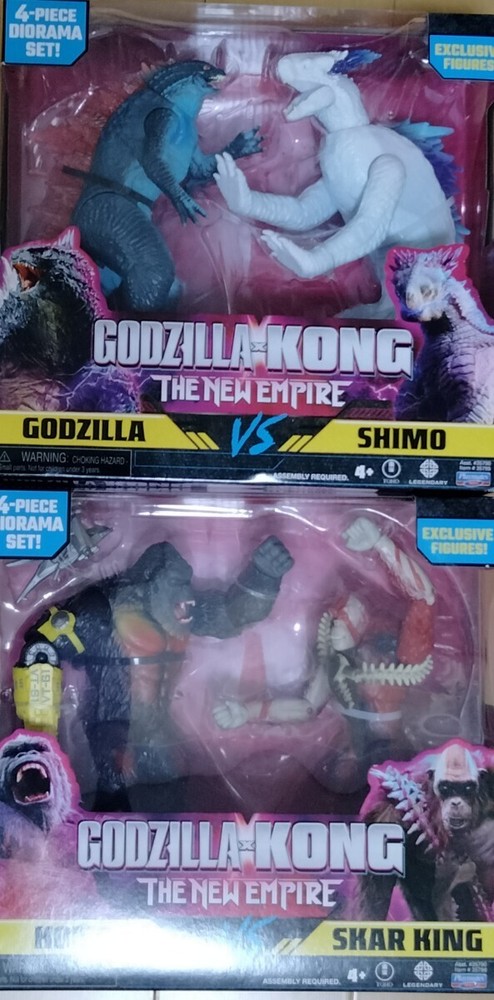 MonsterVerse Godzilla x Kong Empire Playmates Godzilla VS Simo