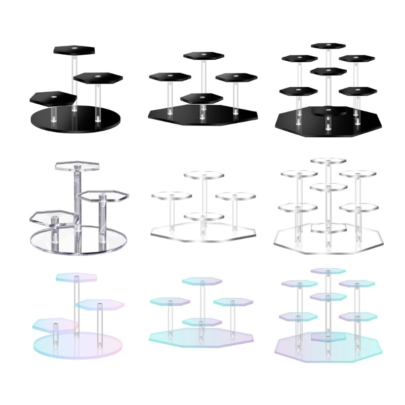 Versatile Acrylic Stand for Displaying Collectibles and Fashion Accessories