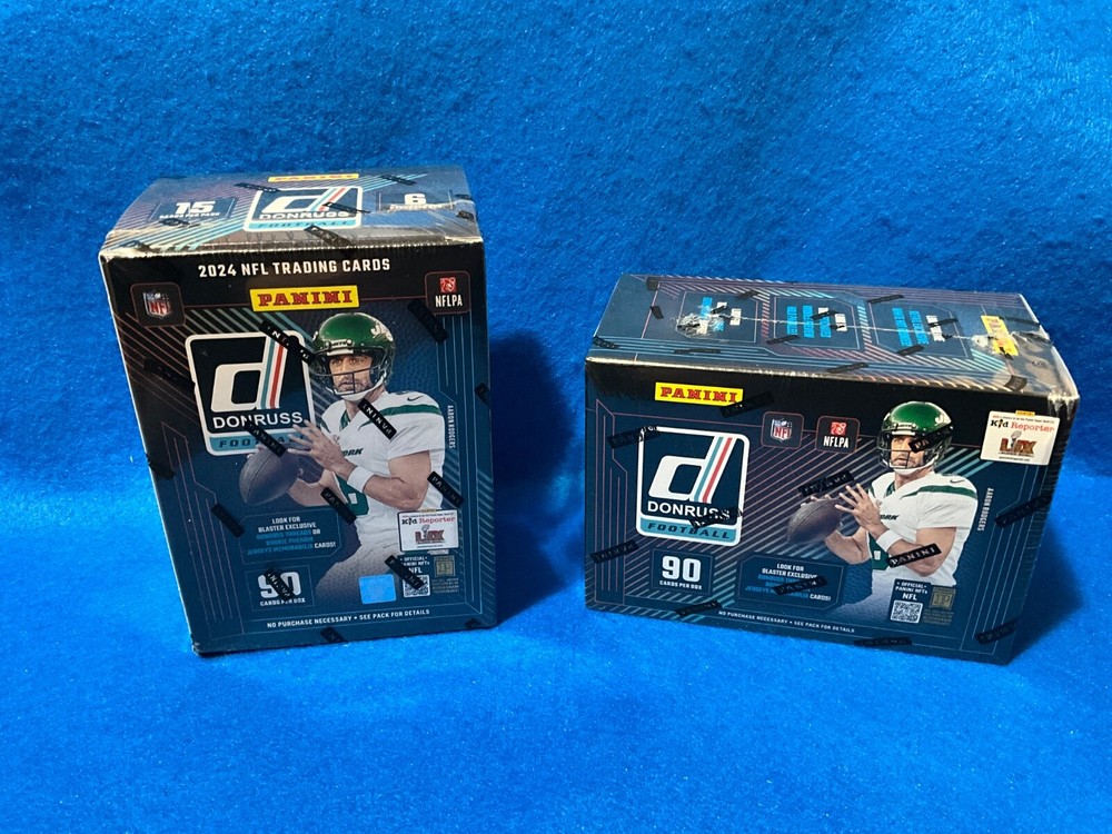 LOT OF 2 - 2024 Panini Donruss Football Factory Sealed Blaster Box FREE SHIPPING