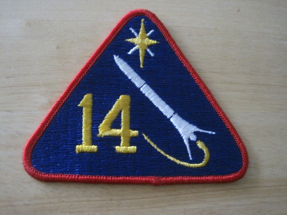 1966 US AIR FORCE ACADEMY CADET WING 14th SQUADRON 100% EMBROIDERED PATCH