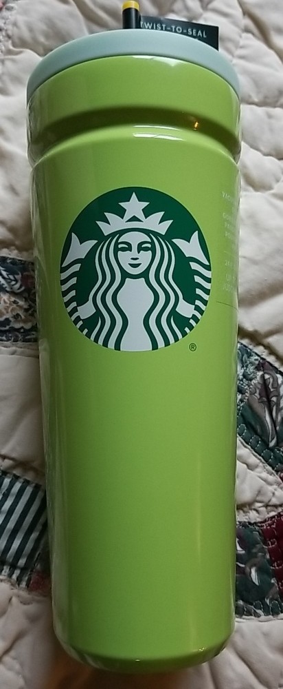 Starbucks 2025 Twist To Seal  Insulated Cold 9 Hours Long 24 Oz Cup Lime Green