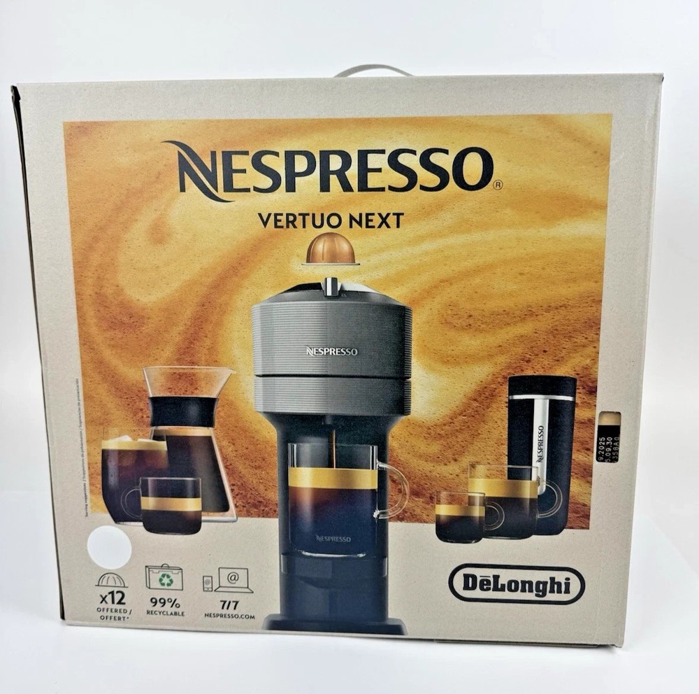 Nespresso Vertuo Next Coffee & Espresso Maker Black NEW Machine Only