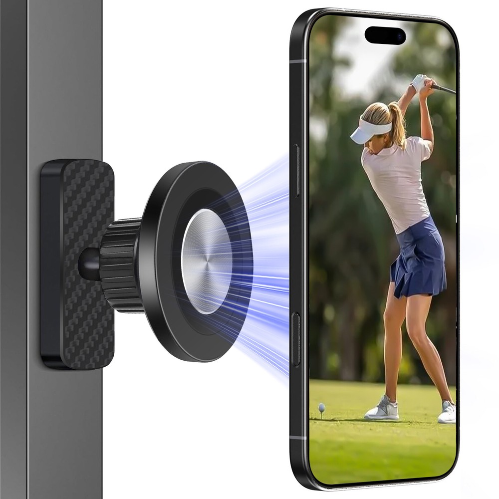 360° Rotating Magnetic Phone Mount for Gym Golf Cart Motorcycle