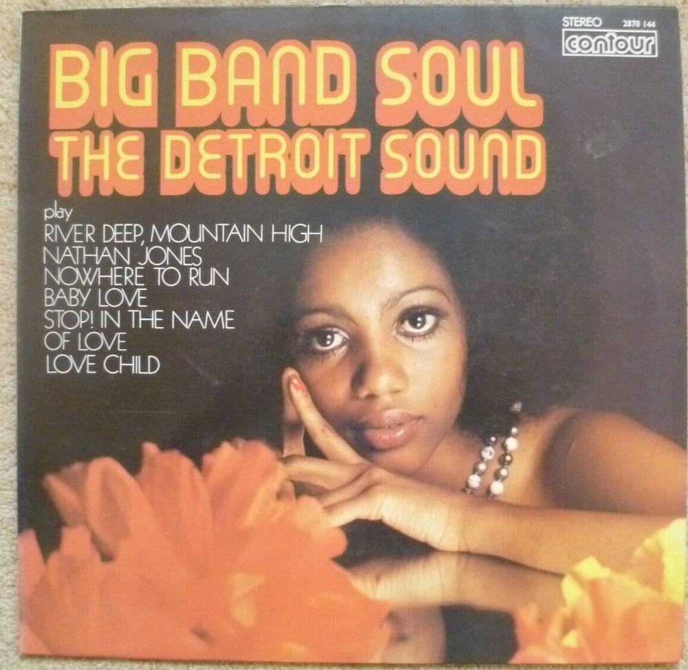 THE DETROIT SOUND BIG BAND SOUL VINYL LP 2870 144     VG+/VG+