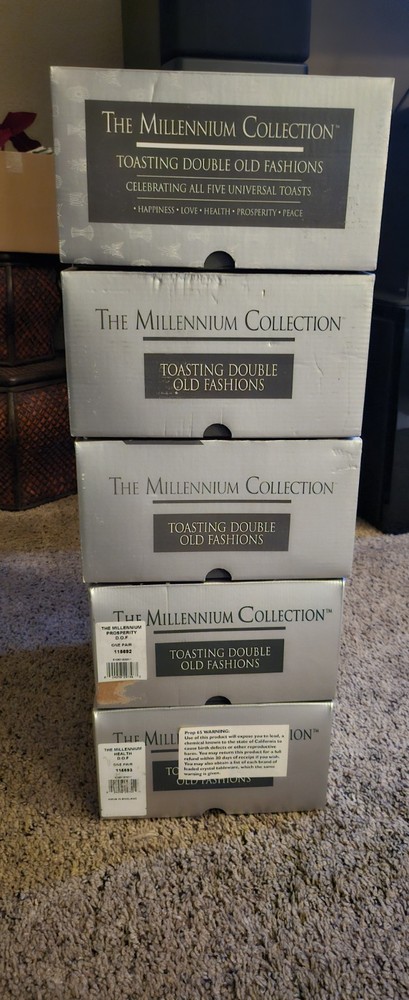 Waterford Crystal Conplete Millenial Tumbler Set 10x Tumblers