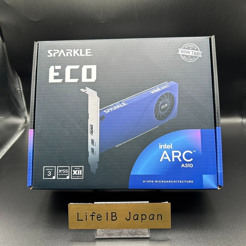 Sparkle Intel Arc A310 Eco Graphics Card 50W Low Power Consumption GPU Series