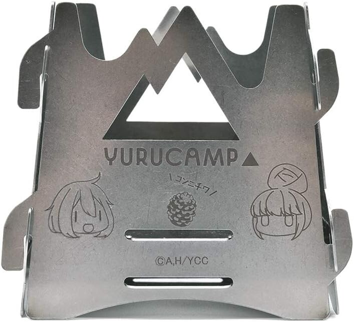 Across AKRYUR065 Laid-Back Camp YURUCAMP Fire Stand for 1 Person Stainless Steel