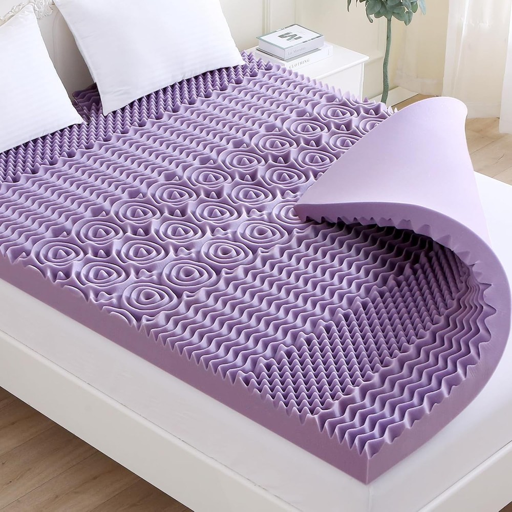 3-inch mattress topper, egg crate foam mattress topper
