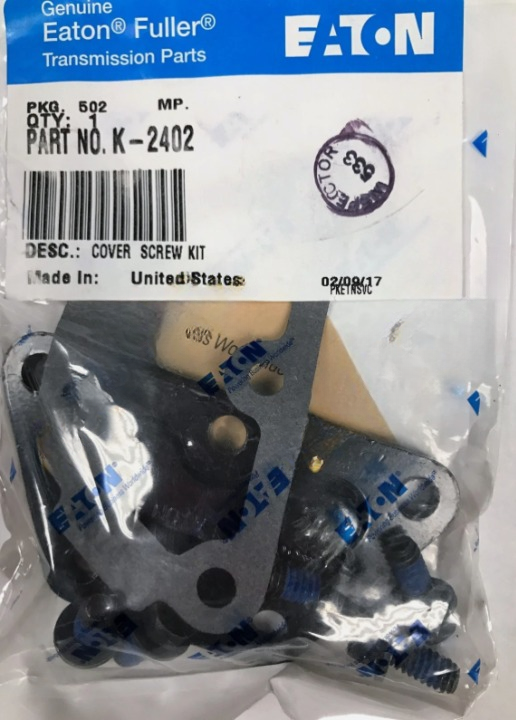 K2402 Eaton Fuller Bypass Cover Screw Kit - OEM