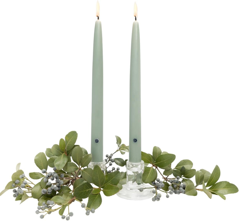 Colonial Candle Bayberry Scented Taper Candle – Virtually Dripless Premium Wax