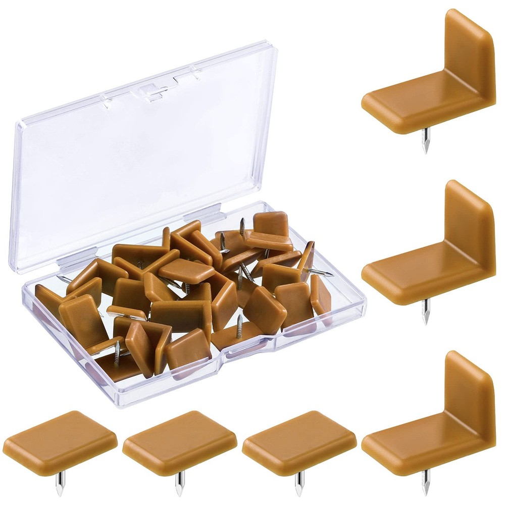 30-Piece Plastic Drawer Glides & Slides with Stoppers for Dresser Repair