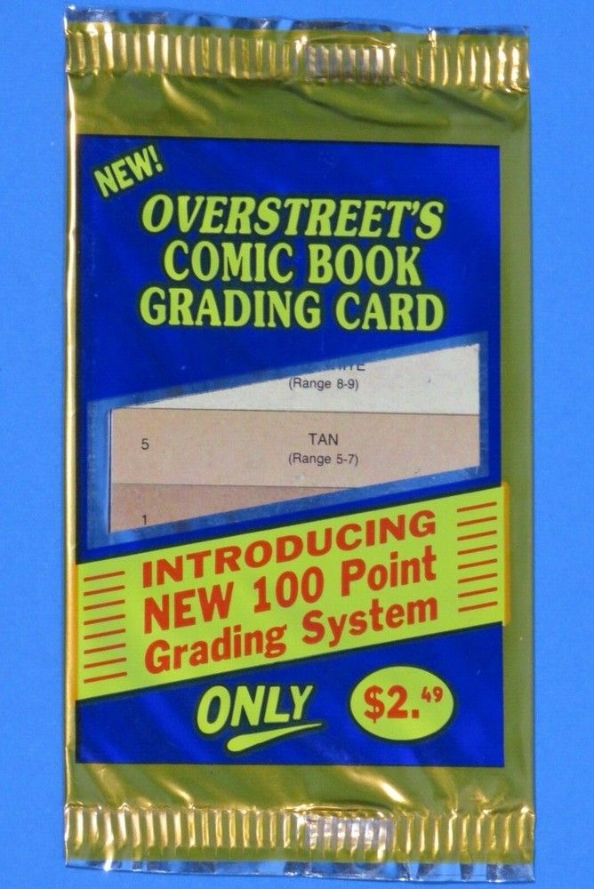 Overstreet's Vintage Comic Book Grading Card NOS 100 Point Grading System Sealed