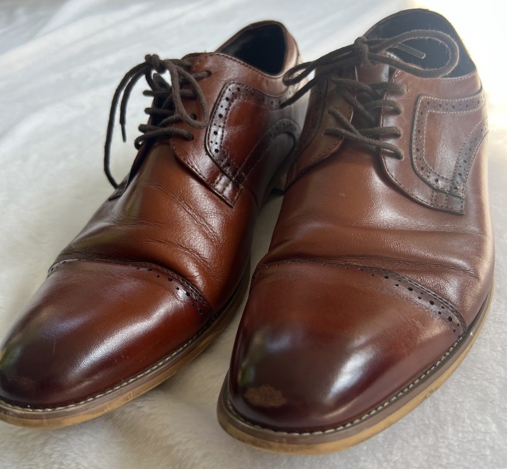 Stacy Adams Men's Dickinson Cap-Toe Oxford Dress Shoes Size 12