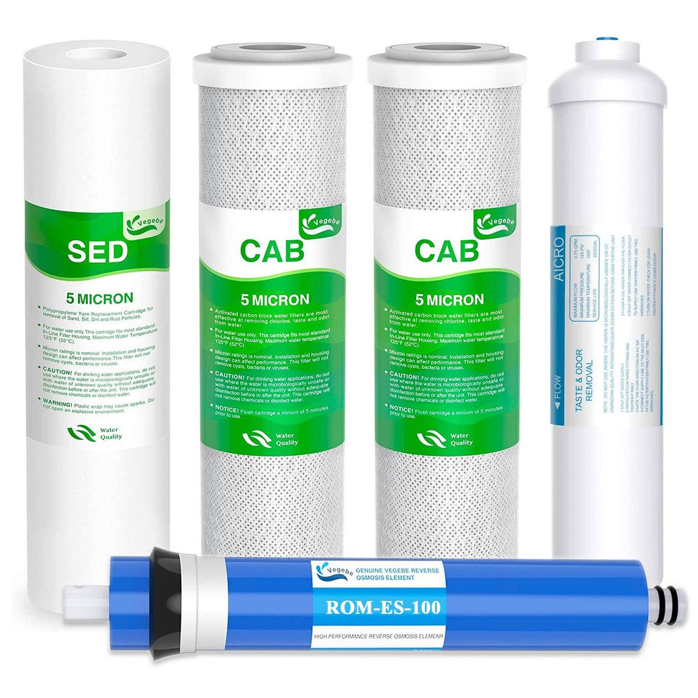 1-5 Stage 100 GPD RO Water Filter Replacement for APEC Reverse Osmosis Systems  