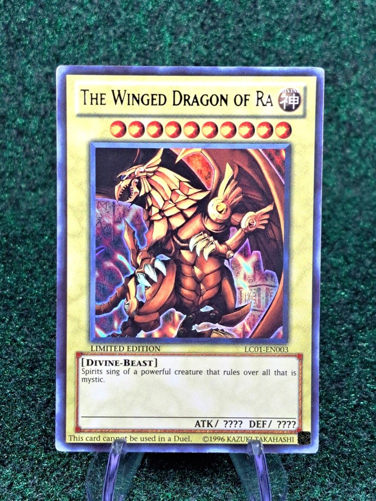 Ultra Rare Winged Dragon of Ra LC01-EN003 Yu-Gi-Oh Legendary Collection 1