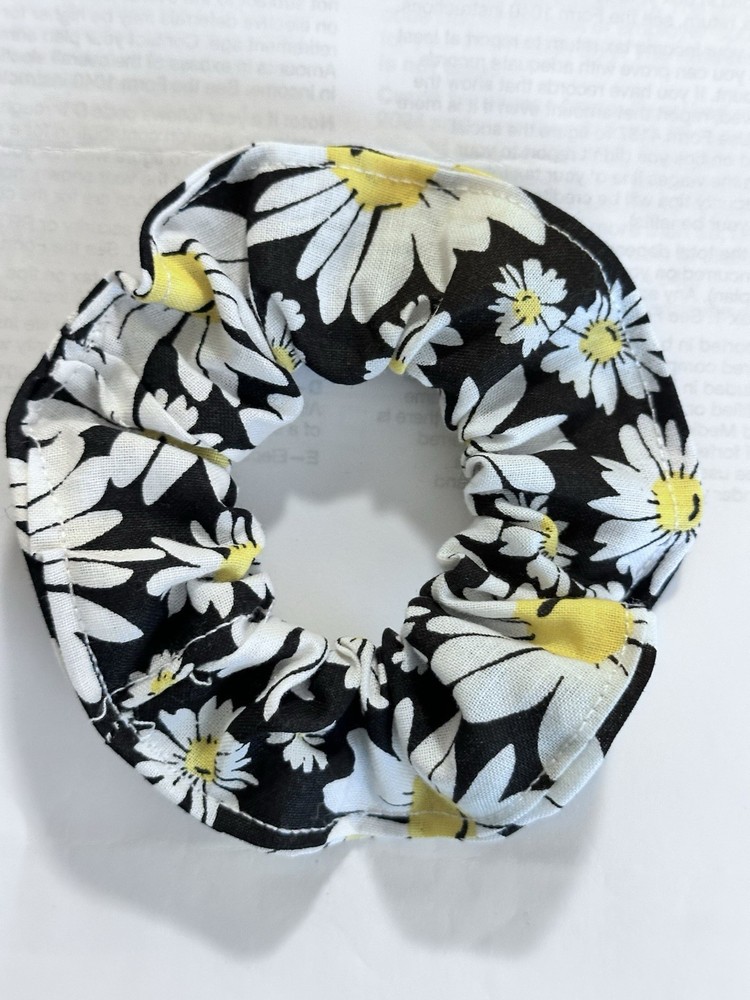 Handmade Flower Hair Scrunchies