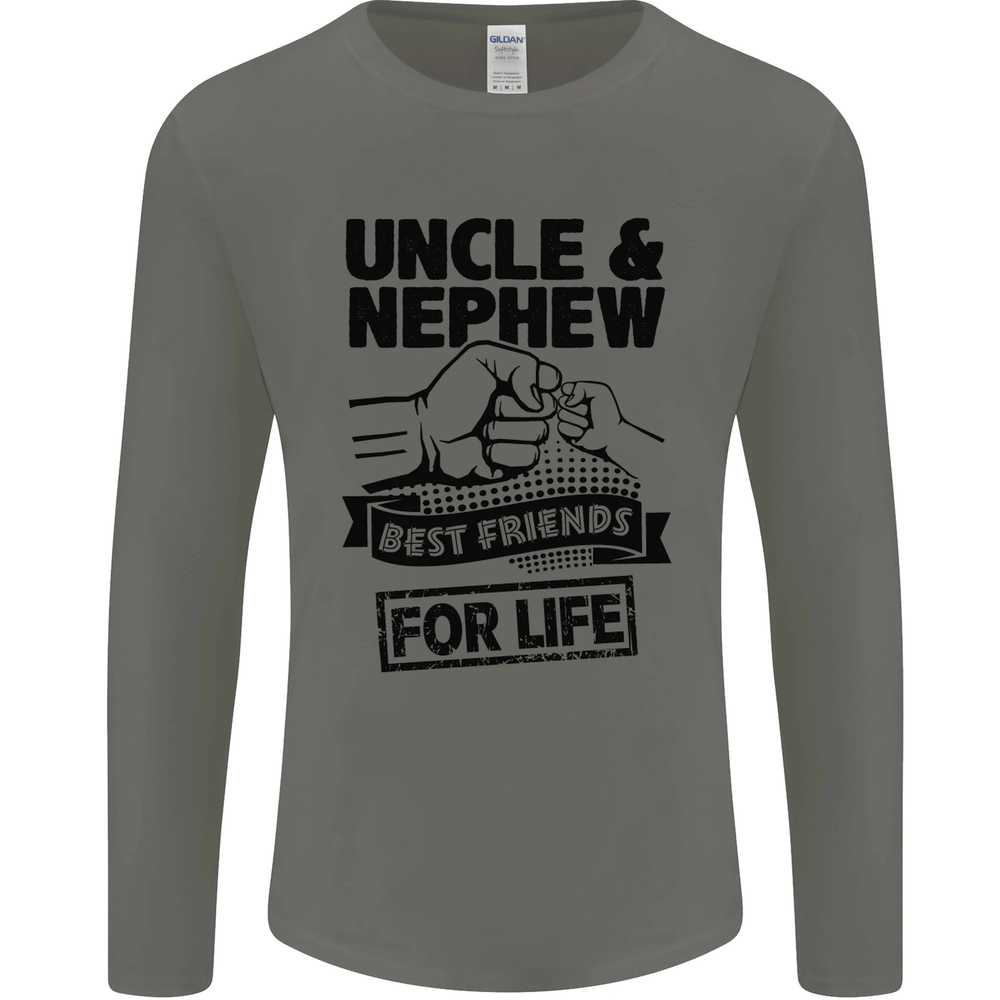 Uncle & Nephew Best Friends Uncles Day Mens Long Sleeve T-Shirt