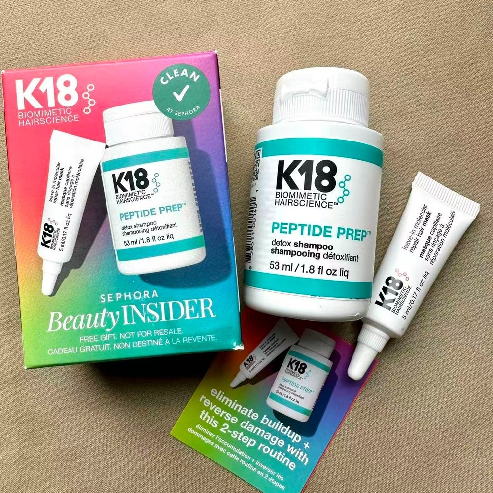 K18 Biomimetic Hairscience Peptide Prep & Mask Mini Set – Brand New