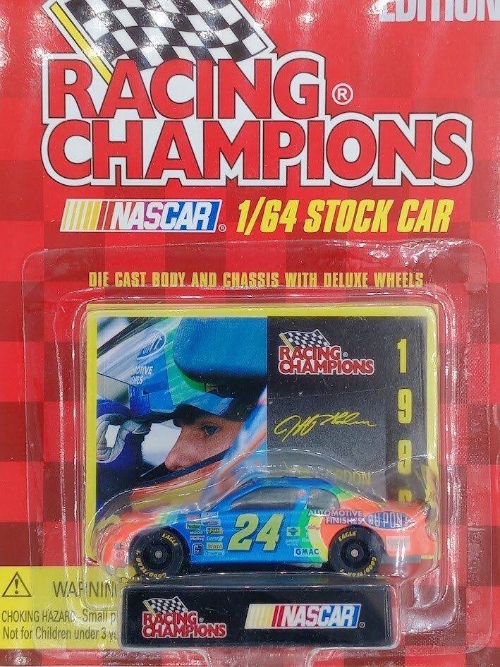 1996 Racing Champions 1/64 Jeff Gordon #24 Dupont Chevy Monte Carlo Diecast Car