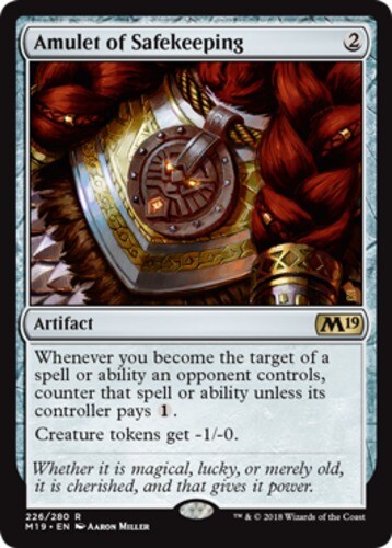 Amulet of Safekeeping x4 - Magic 2019 - NM-Mint, English - Magic 2019