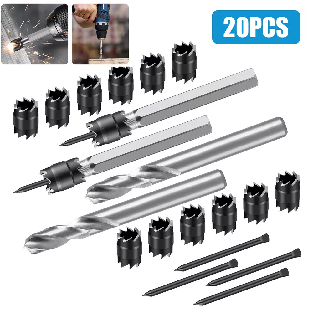 Double Sided 3/8 Inch Rotary Spot Weld Cutter with 1/4 Hex Shank-image