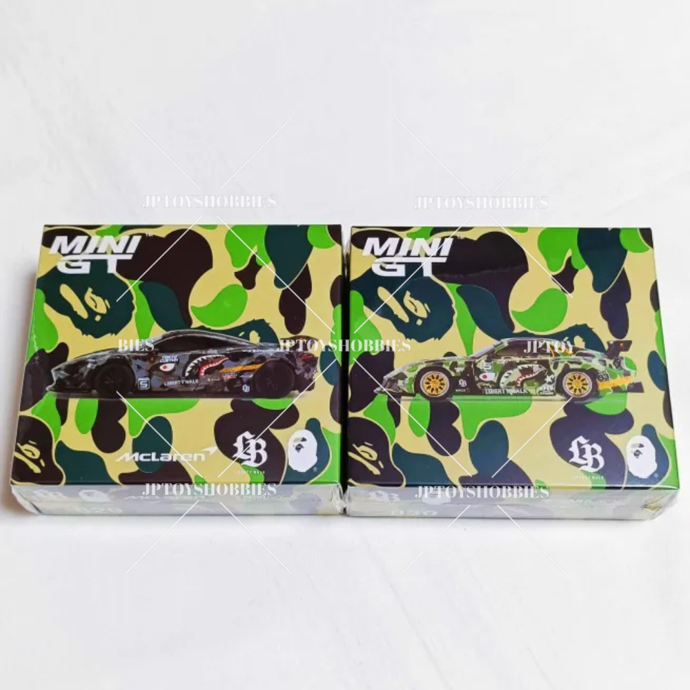 BAPE x LBWK Mazda RX-7 & McLaren 720S Mini GT Exclusive