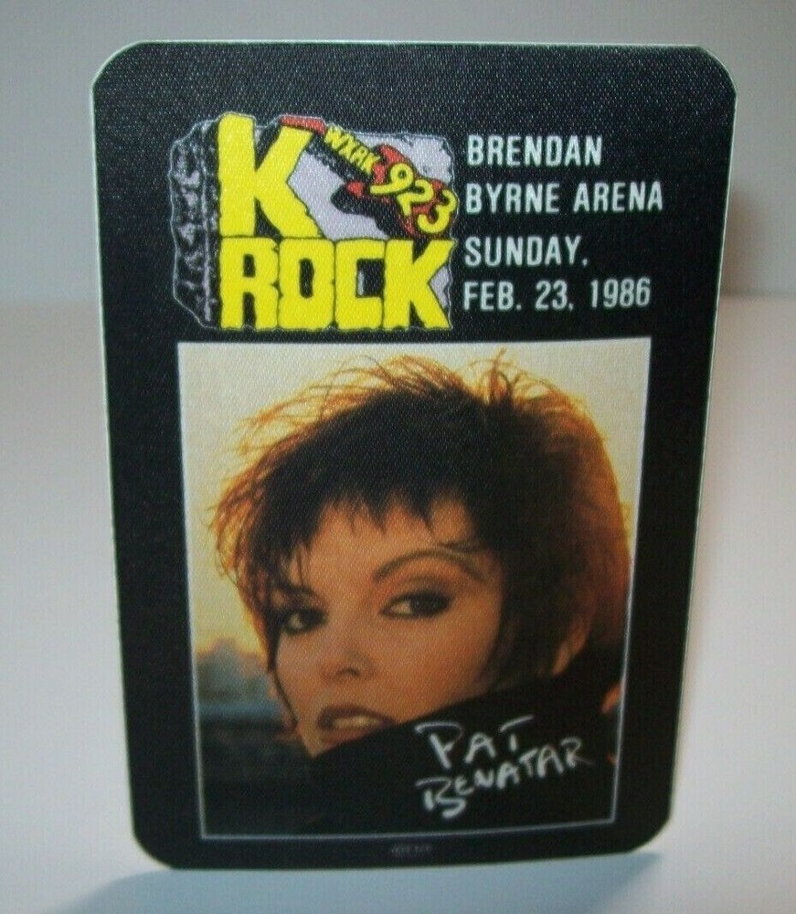 Pat Benatar Backstage Pass Original 1986 Rock Music Gift Sexy Photo New Jersey