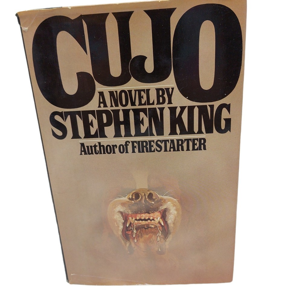 Cujo Stephen King Viking Hardcover Dust Jacket 1981