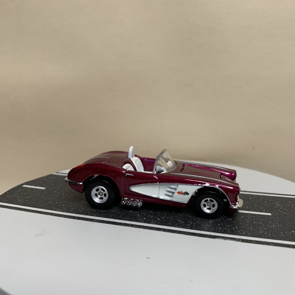 Hot Wheels 100% GM Performance Parts Series '58 Chevy Corvette #3/4 Dark Red NM
